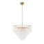 Bodhi Lighting La Rochelle 12 Pendant Light Clear Ribbed Glass House of Isabella UK