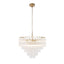 Bodhi Lighting La Rochelle 12 Pendant Light Clear Ribbed Glass House of Isabella UK