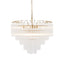 Bodhi Lighting La Rochelle 12 Pendant Light Clear Ribbed Glass House of Isabella UK