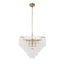 Bodhi Lighting La Rochelle 12 Pendant Light Clear Ribbed Glass House of Isabella UK