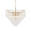 Bodhi Lighting La Rochelle 12 Pendant Light Clear Ribbed Glass House of Isabella UK