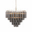 Bodhi Lighting La Rochelle 12 Pendant Light Smokey Grey Lustre glass House of Isabella UK