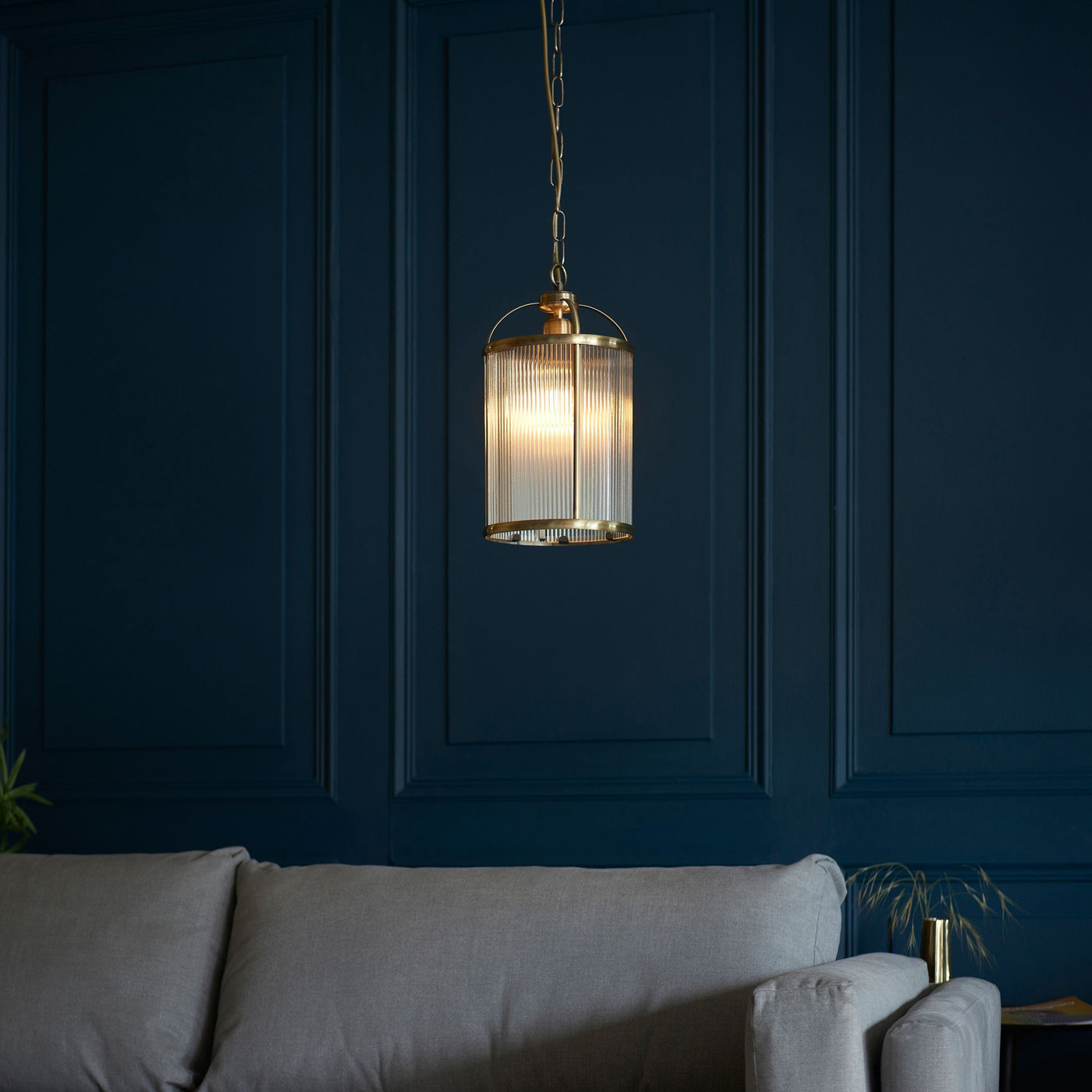 Bodhi Lighting Lambeth Ribbed Pendant House of Isabella UK