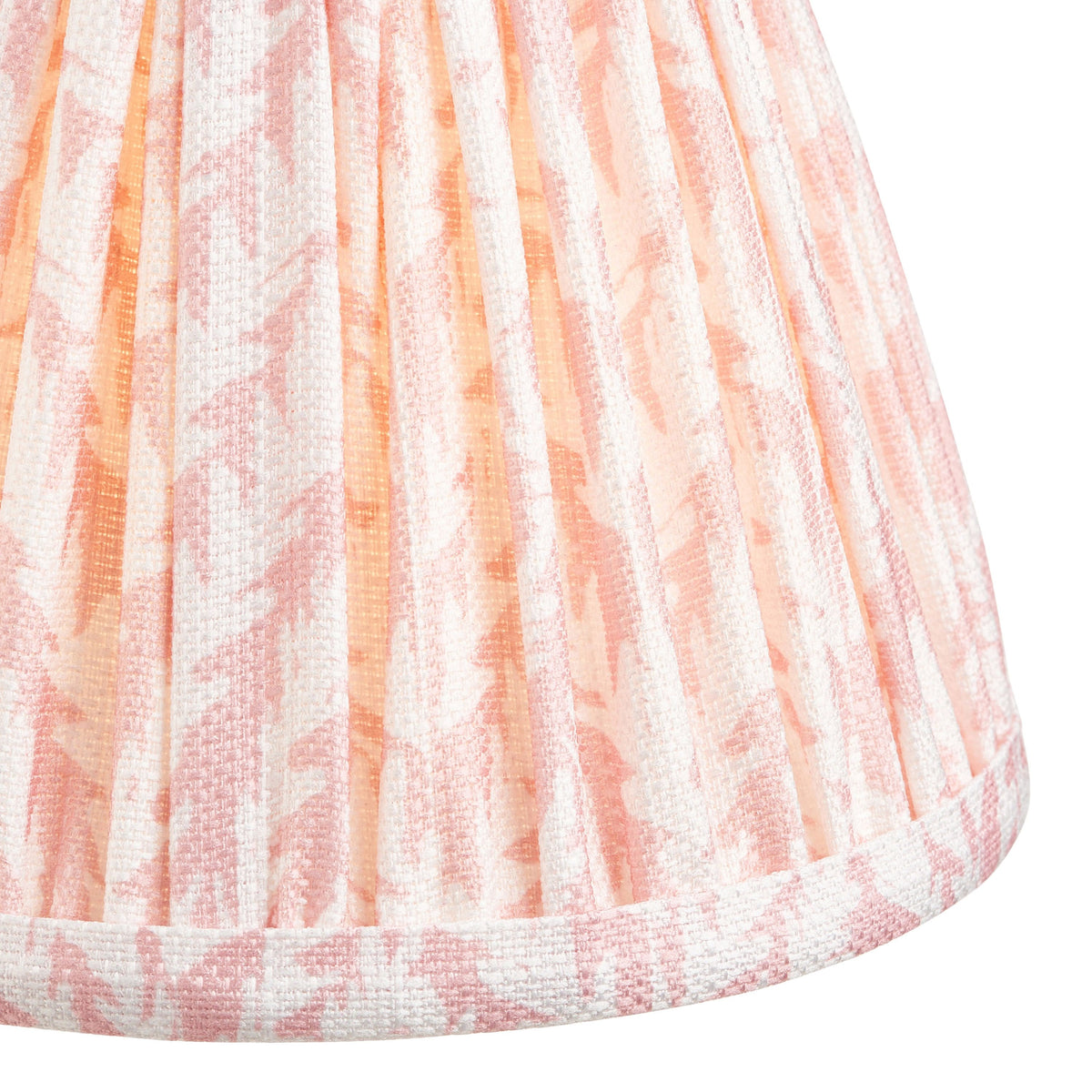 Bodhi Lighting Leaf Shade Peachy Keen Fabric 16cm House of Isabella UK