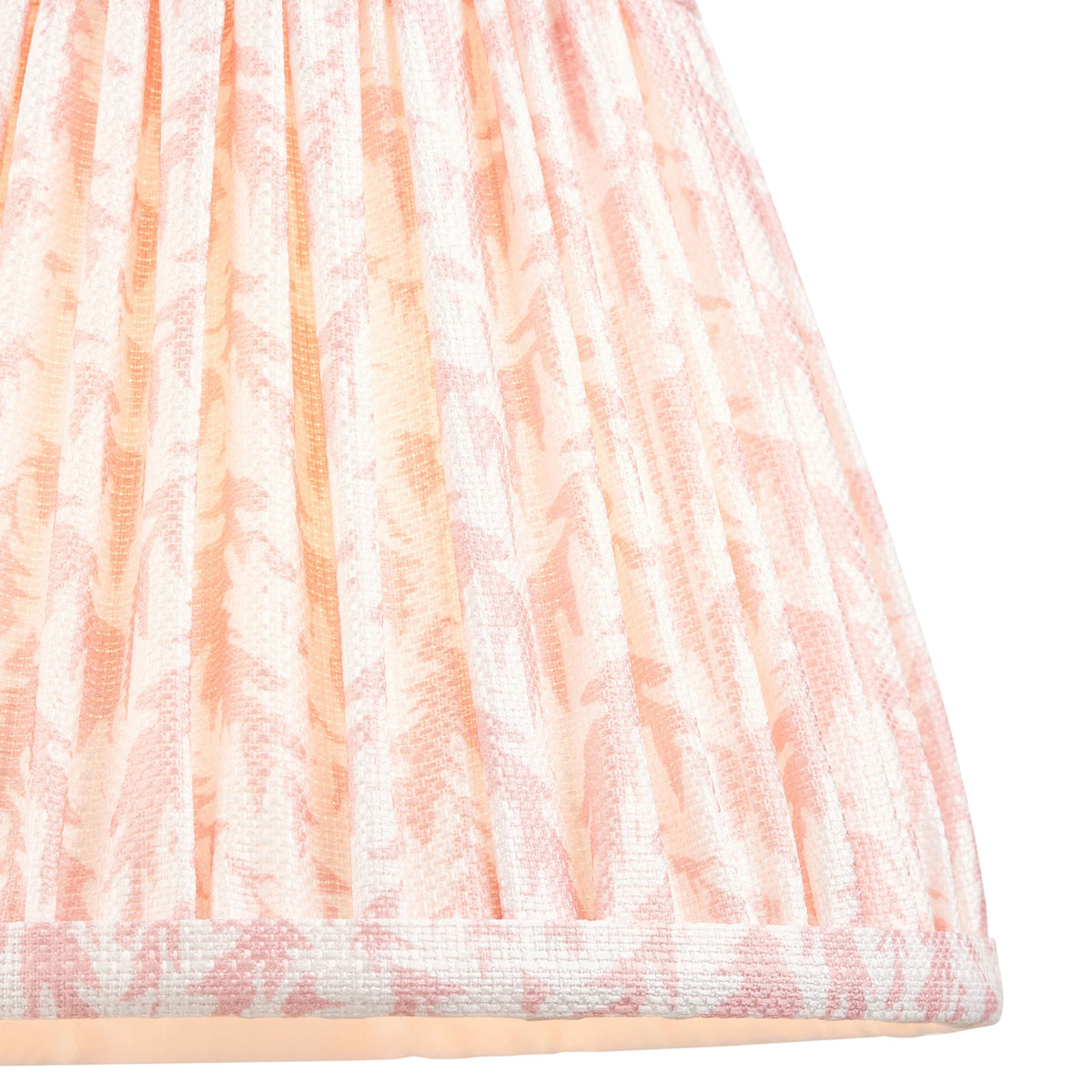 Bodhi Lighting Leaf Shade Peachy Keen Fabric 20cm House of Isabella UK