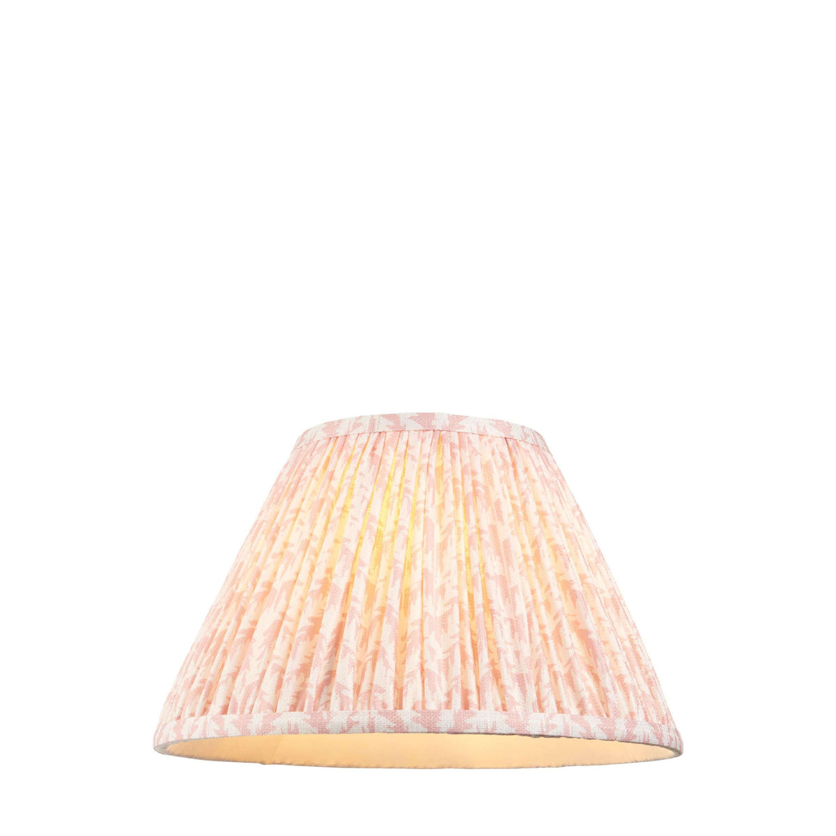 Bodhi Lighting Leaf Shade Peachy Keen Fabric 30cm House of Isabella UK