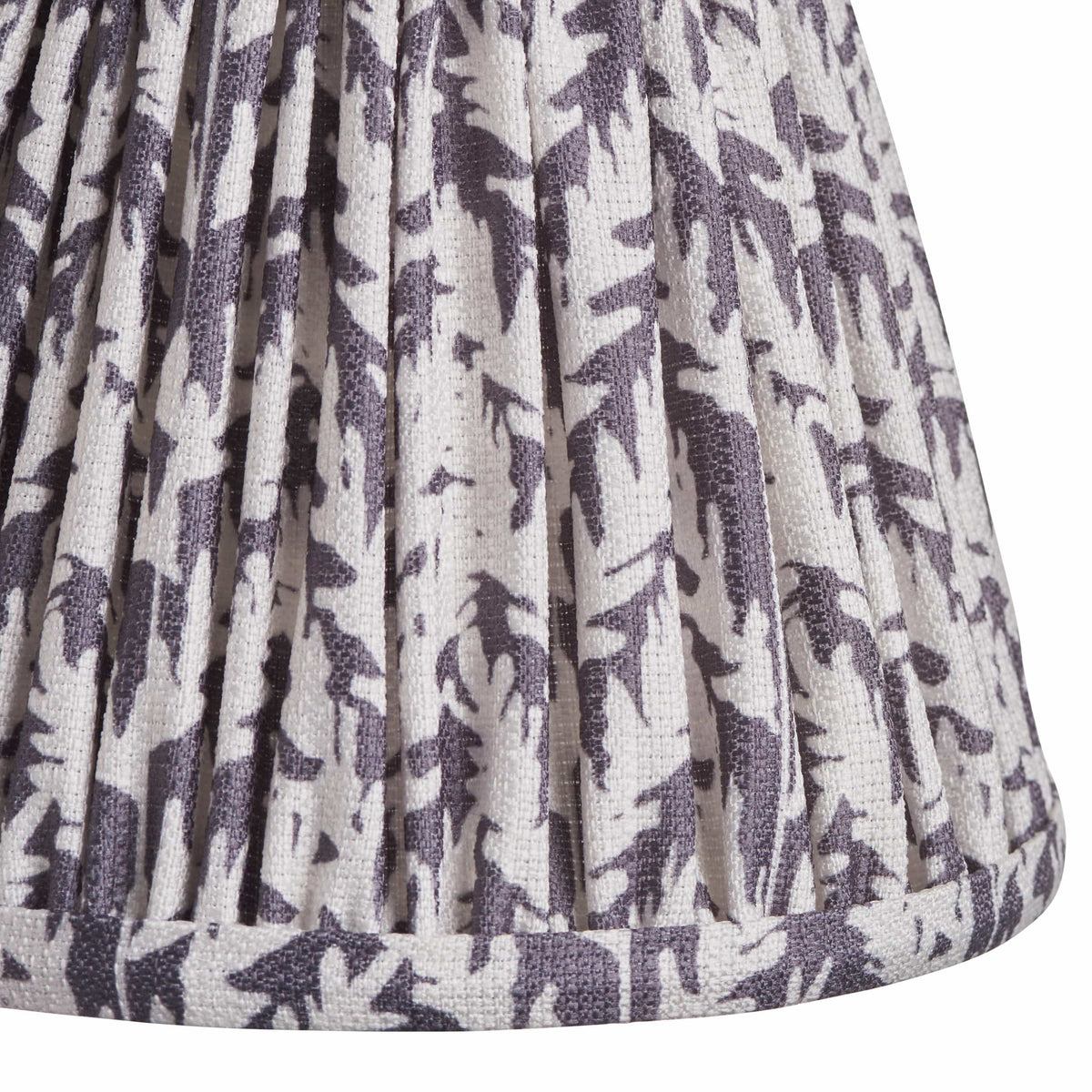 Bodhi Lighting Leaf Shade Pearl Grey Fabric 16cm House of Isabella UK