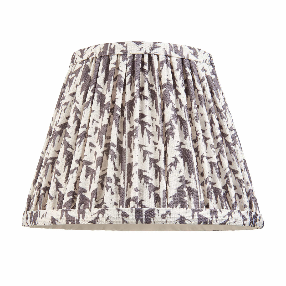 Bodhi Lighting Leaf Shade Pearl Grey Fabric 20cm House of Isabella UK