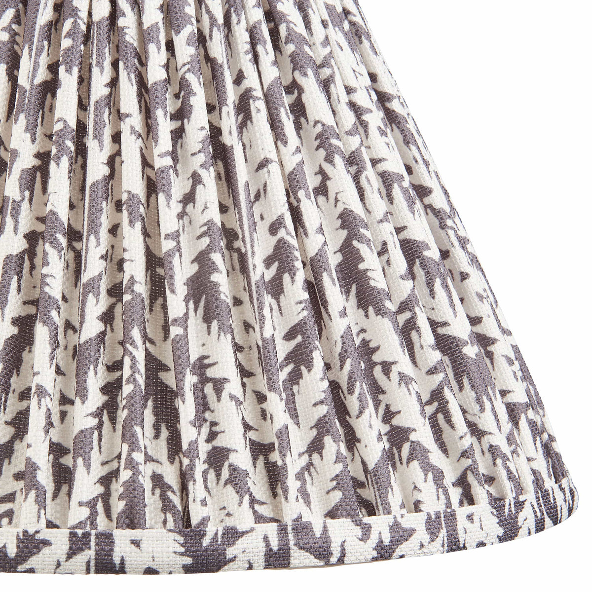 Bodhi Lighting Leaf Shade Pearl Grey Fabric 30cm House of Isabella UK