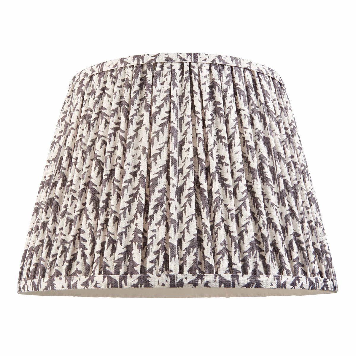 Bodhi Lighting Leaf Shade Pearl Grey Fabric 35cm House of Isabella UK