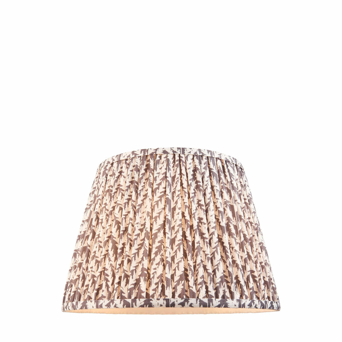 Bodhi Lighting Leaf Shade Pearl Grey Fabric 35cm House of Isabella UK