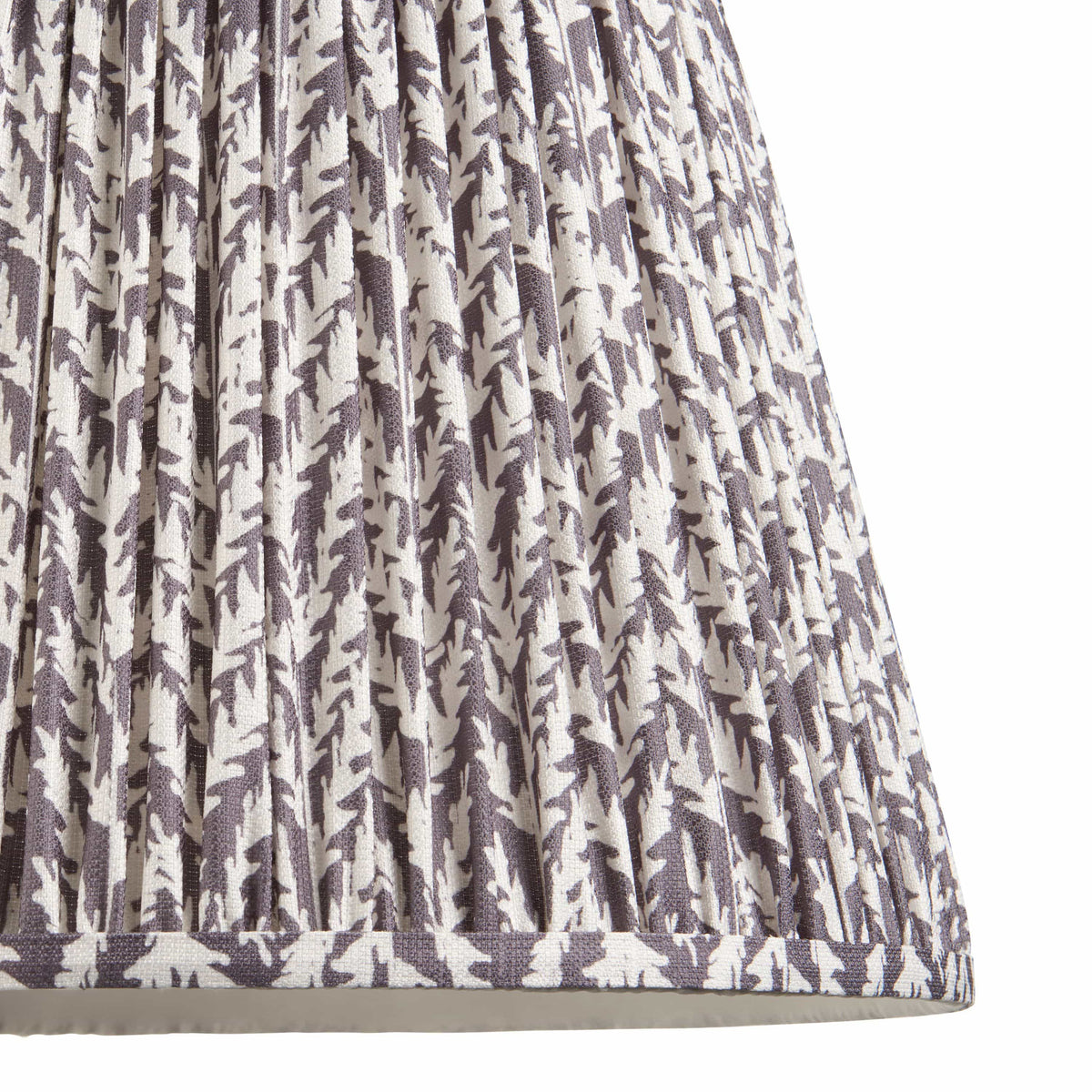 Bodhi Lighting Leaf Shade Pearl Grey Fabric 40cm House of Isabella UK