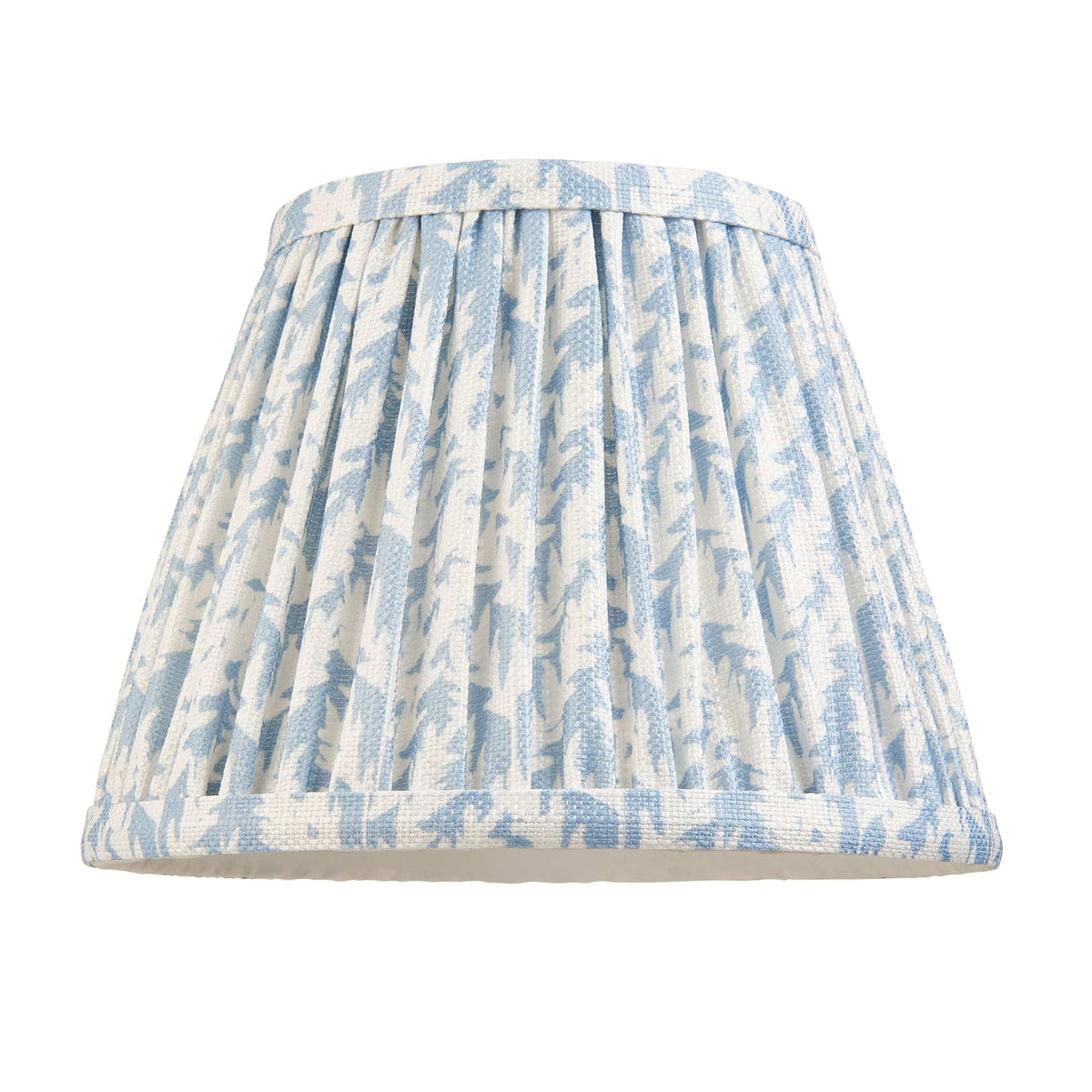 Bodhi Lighting Leaf Shade Shell Bay Blue Fabric 20cm House of Isabella UK