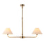 Bodhi Lighting Lille 2 Pendant Light Antique Brass House of Isabella UK