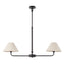 Bodhi Lighting Lille 2 Pendant Light Matt Black House of Isabella UK