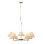 Bodhi Lighting Lille 5 Pendant Light Antique Brass House of Isabella UK