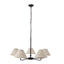 Bodhi Lighting Lille 5 Pendant Light Matt Black House of Isabella UK