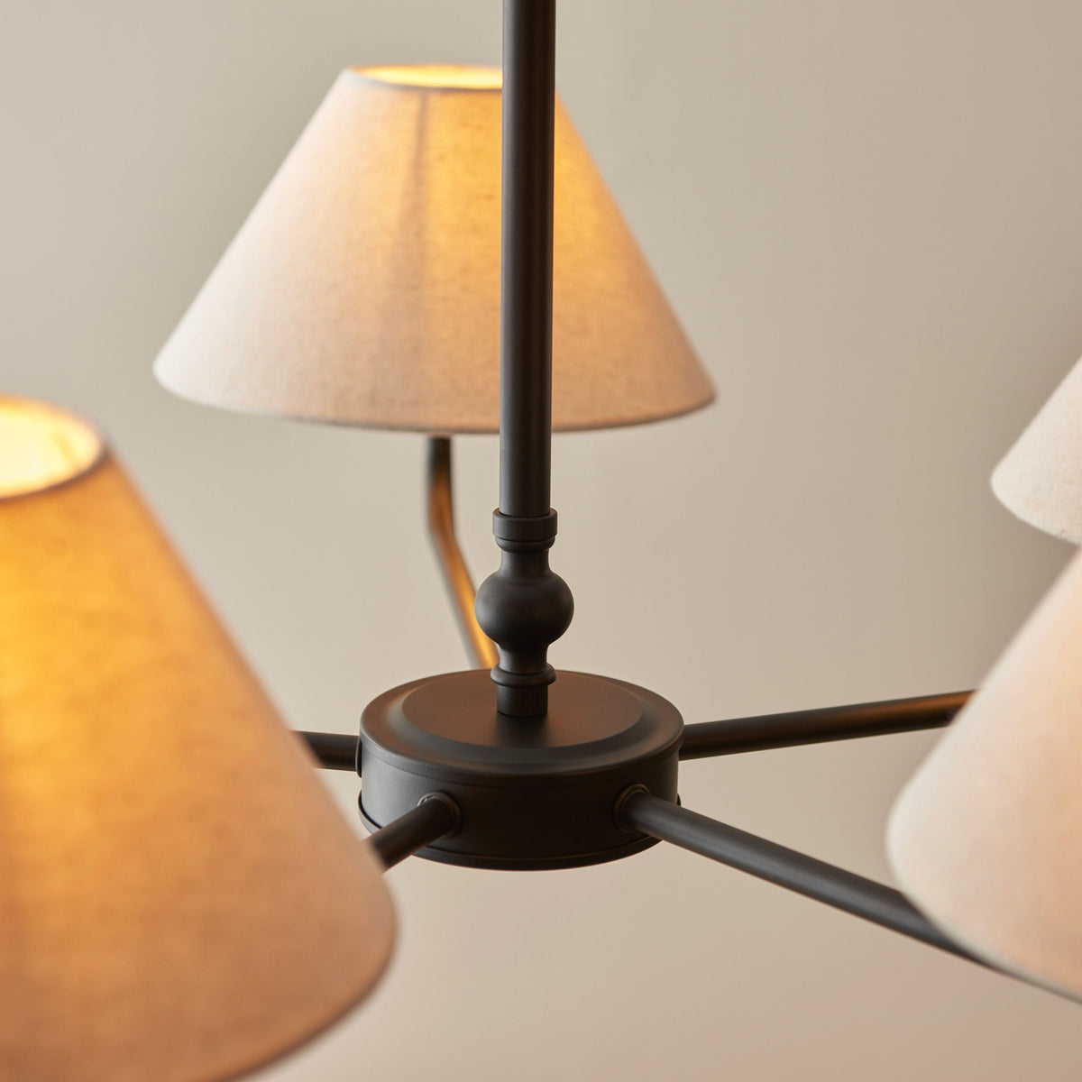 Bodhi Lighting Lille 5 Pendant Light Matt Black House of Isabella UK