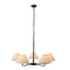 Bodhi Lighting Lille 5 Pendant Light Matt Black House of Isabella UK