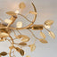 Linetter 6 Ceiling Light Gold Leaf.