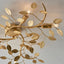 Linetter 6 Ceiling Light Gold Leaf.