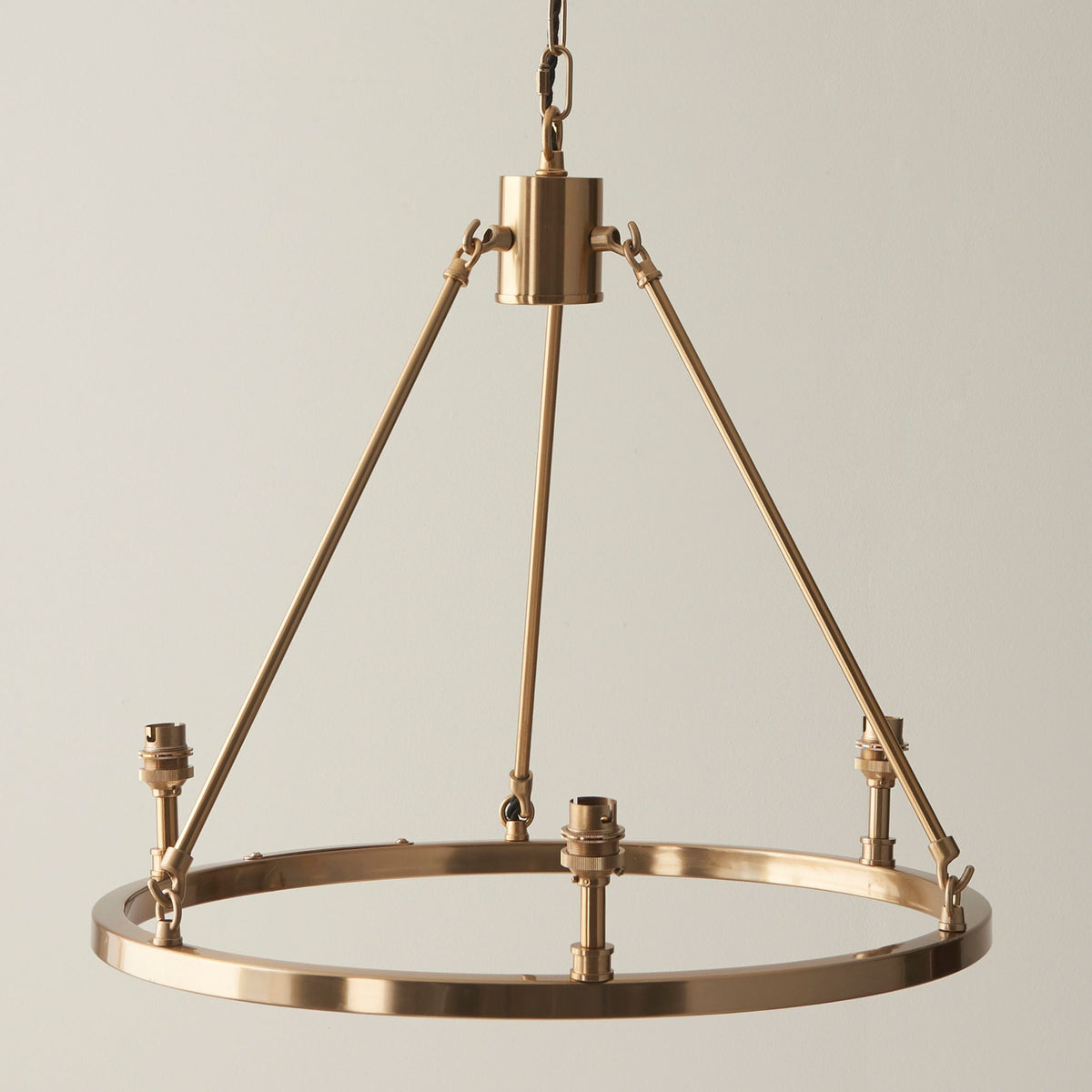 Bodhi Lighting Manchester 3 Pendant Light Fitting Aged Brass House of Isabella UK