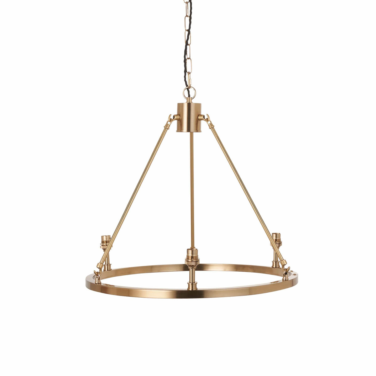 Bodhi Lighting Manchester 3 Pendant Light Fitting Aged Brass House of Isabella UK