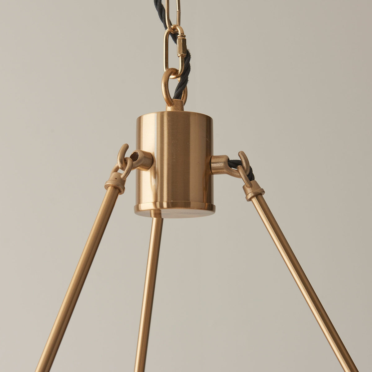 Bodhi Lighting Manchester 6 Pendant Light Fitting Aged Brass House of Isabella UK