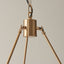 Bodhi Lighting Manchester 6 Pendant Light Fitting Aged Brass House of Isabella UK
