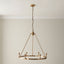 Bodhi Lighting Manchester 6 Pendant Light Fitting Aged Brass House of Isabella UK