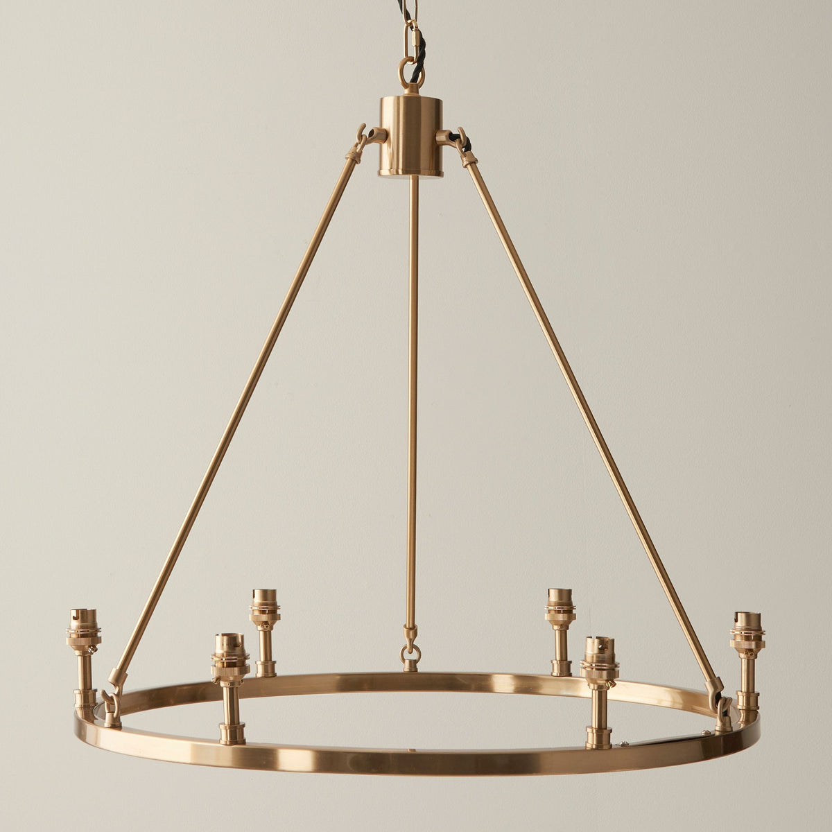 Bodhi Lighting Manchester 6 Pendant Light Fitting Aged Brass House of Isabella UK