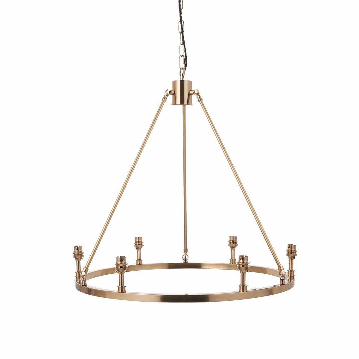 Bodhi Lighting Manchester 6 Pendant Light Fitting Aged Brass House of Isabella UK