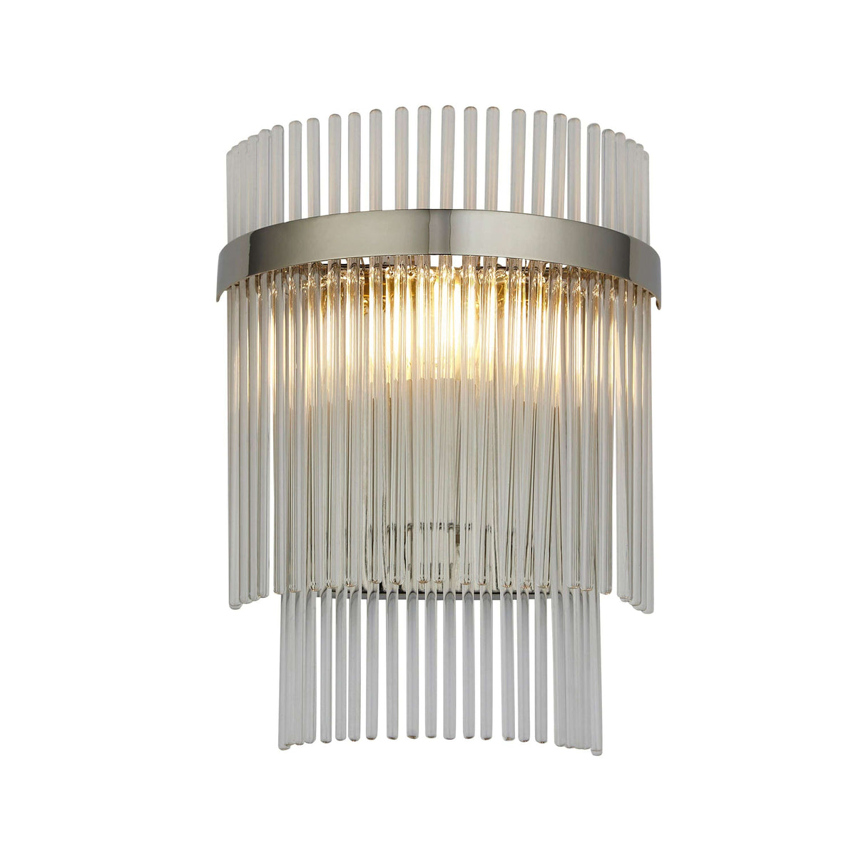 Marietta 1 Wall Light Bright Nickel.