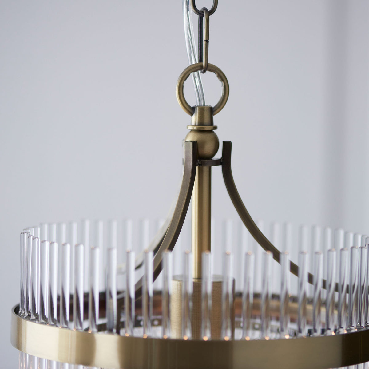 Bodhi Lighting Mariette 1 Pendant Light Antique Brass House of Isabella UK