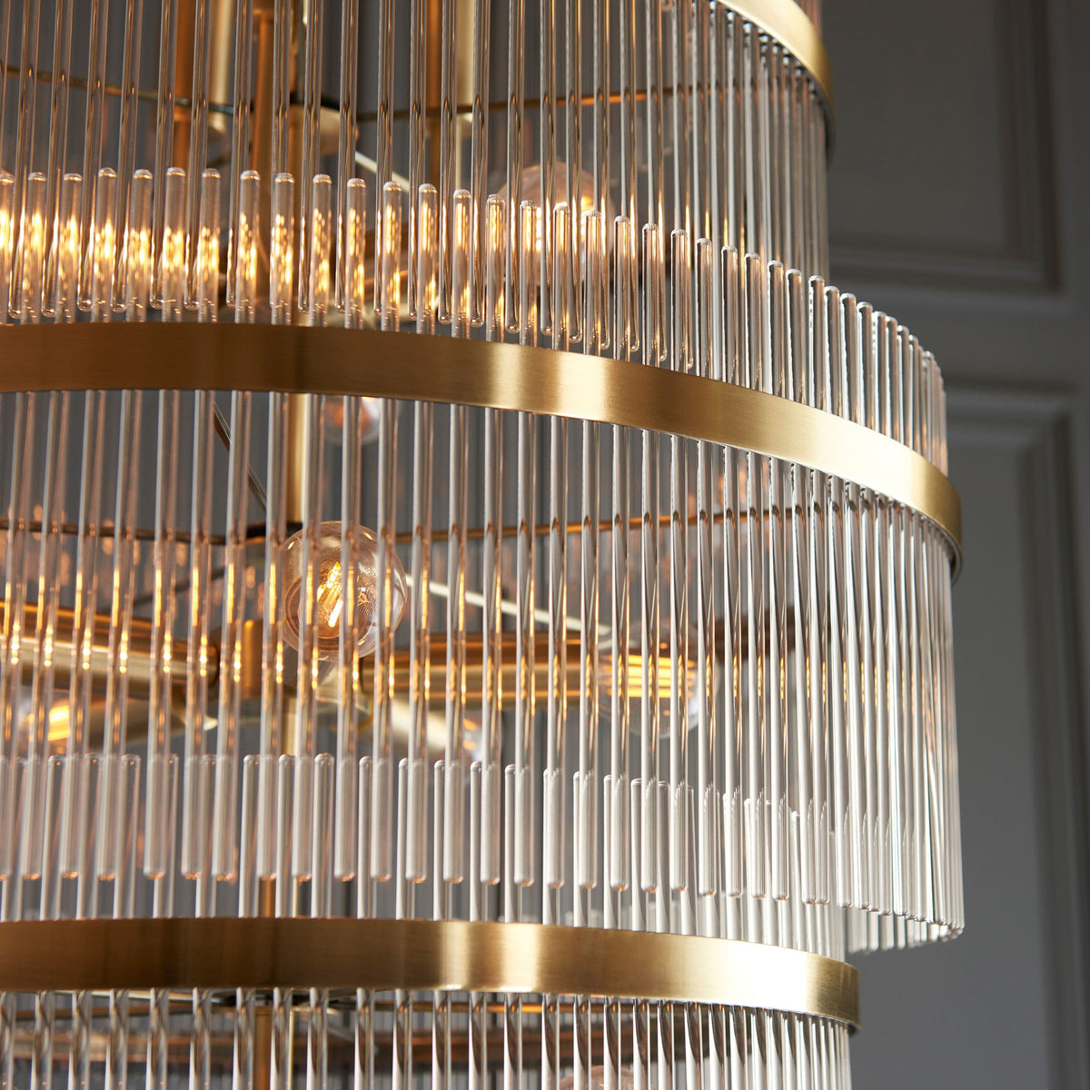 Bodhi Lighting Mariette Grand 21 Pendant Light Antique Brass House of Isabella UK