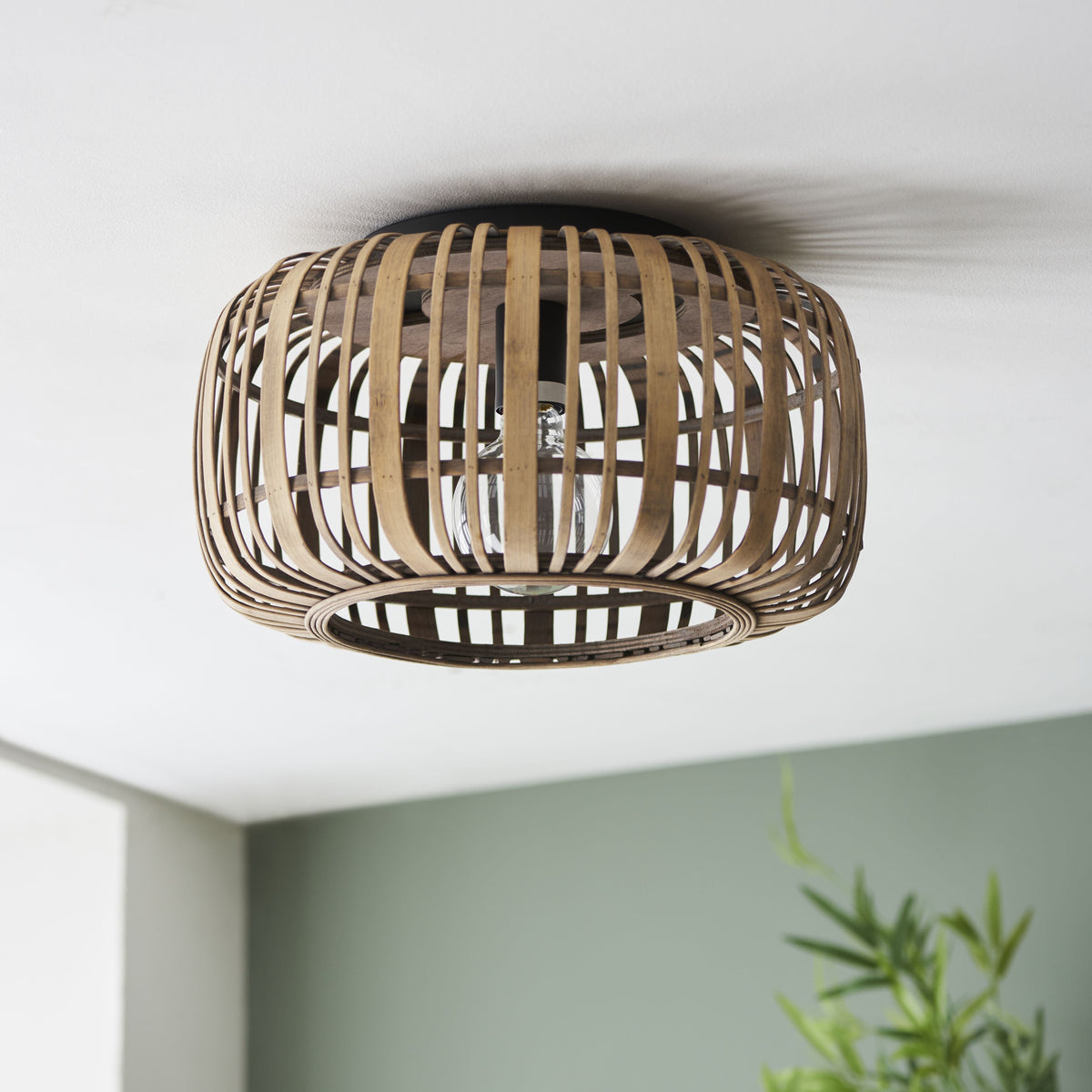 Mathias Ceiling Light Natural Bamboo.