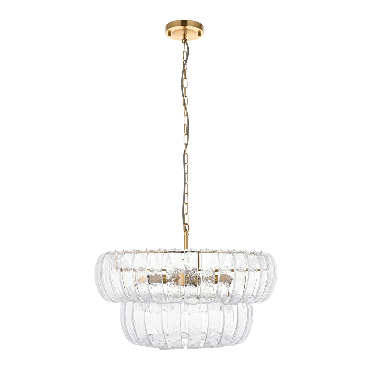 Bodhi Lighting Montrose 6 Pendant Light Brushed Aged Brass House of Isabella UK