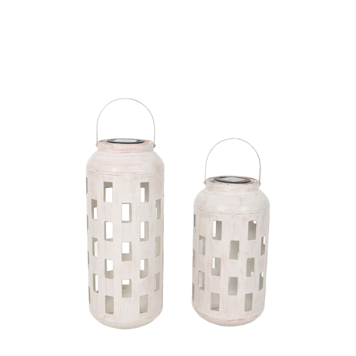 Bodhi Lighting Oliva Solar Lantern White Set of 2 House of Isabella UK