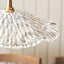 Bodhi Lighting Orchid 1 Pendant Light Clear glass House of Isabella UK