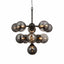 Oscar 11 Pendant Light Black Chrome.