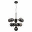 Oscar 11 Pendant Light Black Chrome.