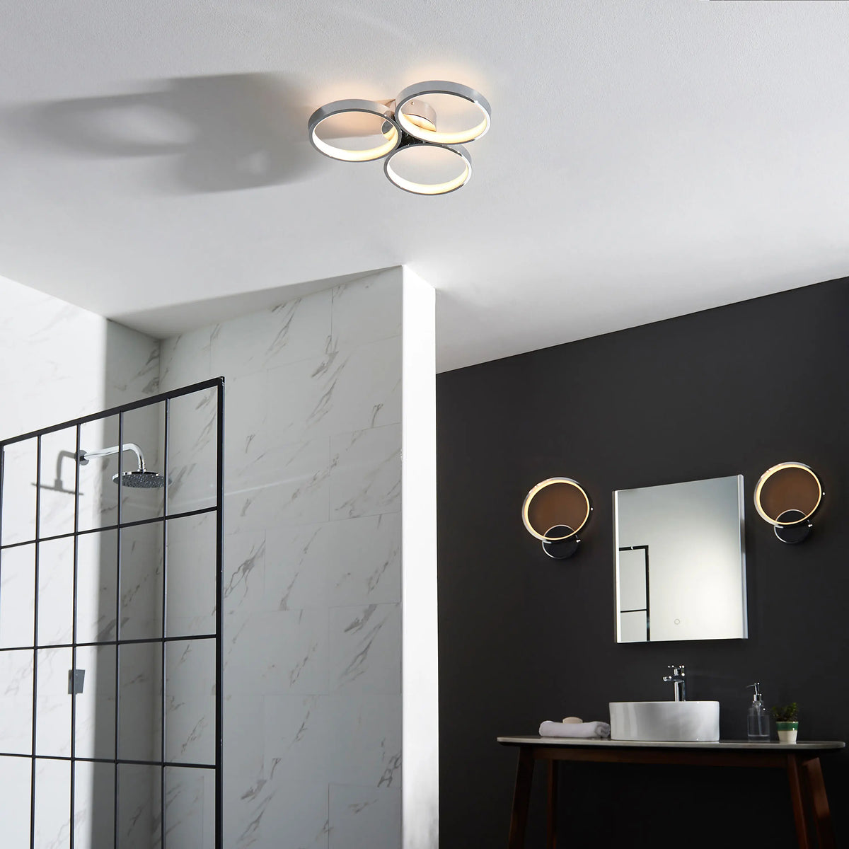 Bodhi Lighting Radius Bathroom 3 Ceiling Light House of Isabella UK