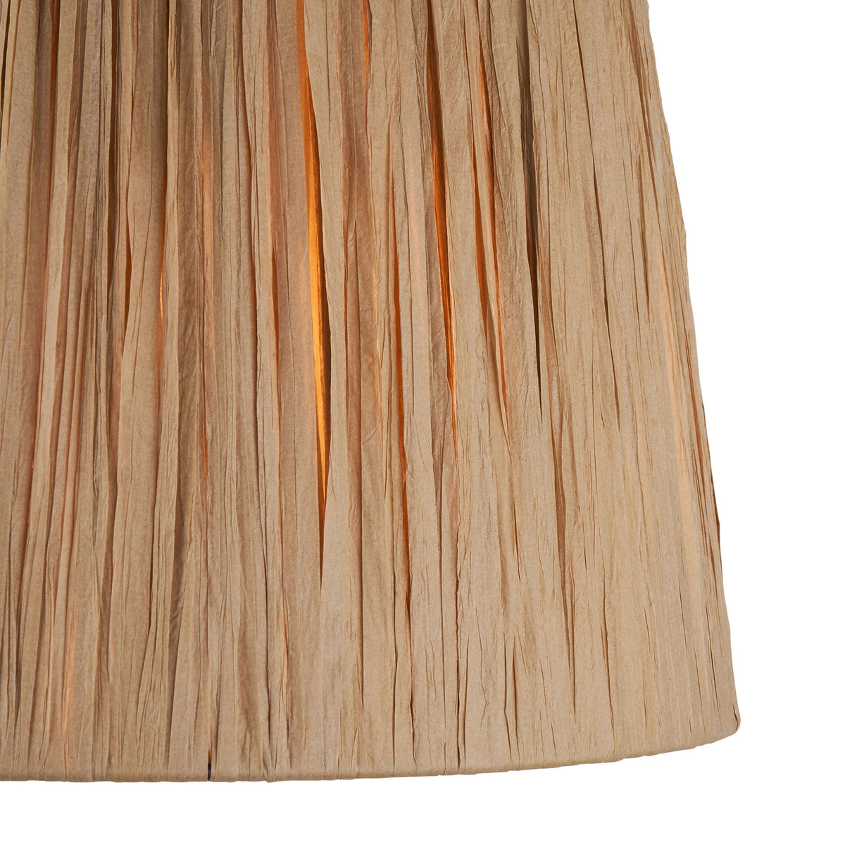 Bodhi Lighting Raffia Tapered Shade Natural 32cm House of Isabella UK