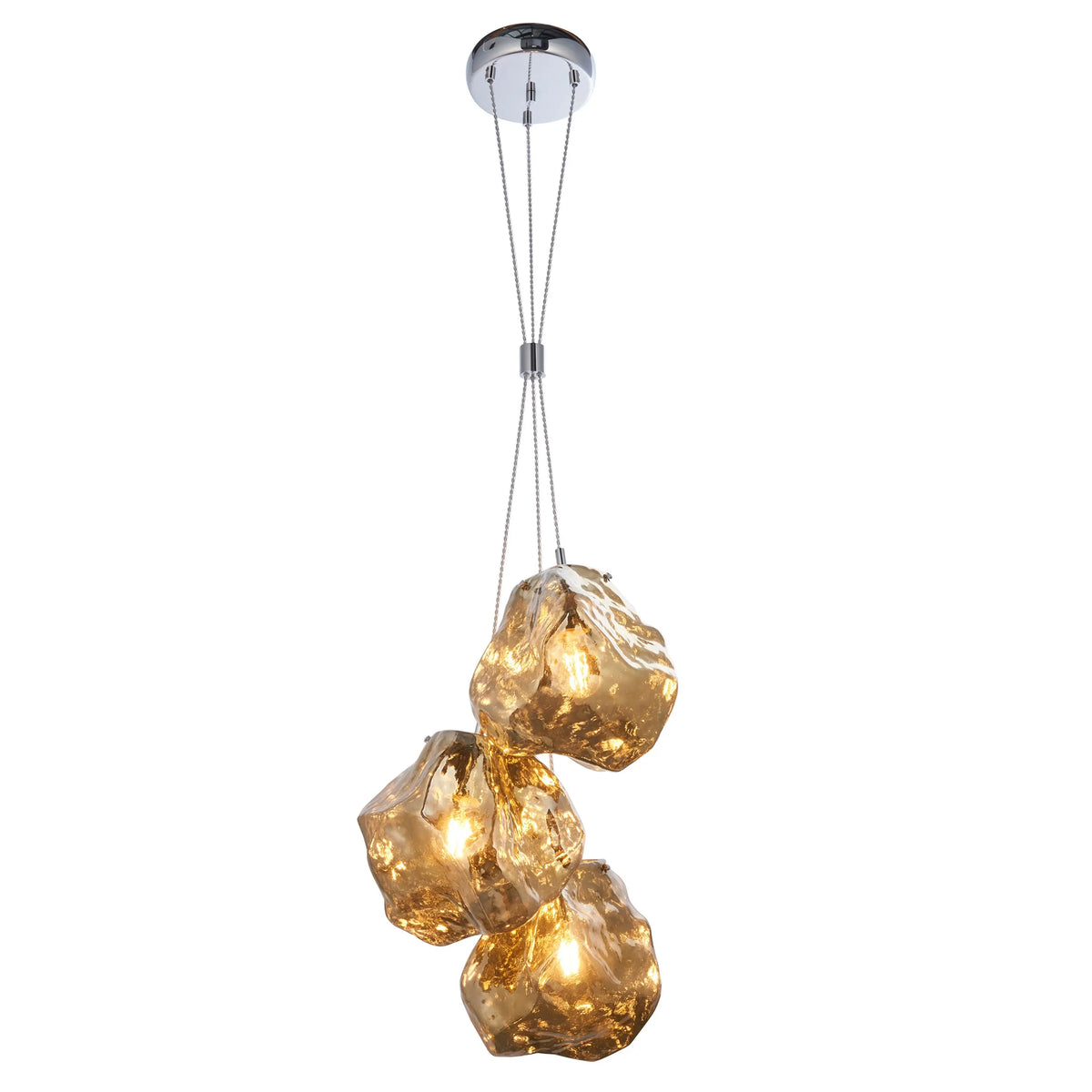 Bodhi Lighting Rock 3 Pendant Light Bronze House of Isabella UK