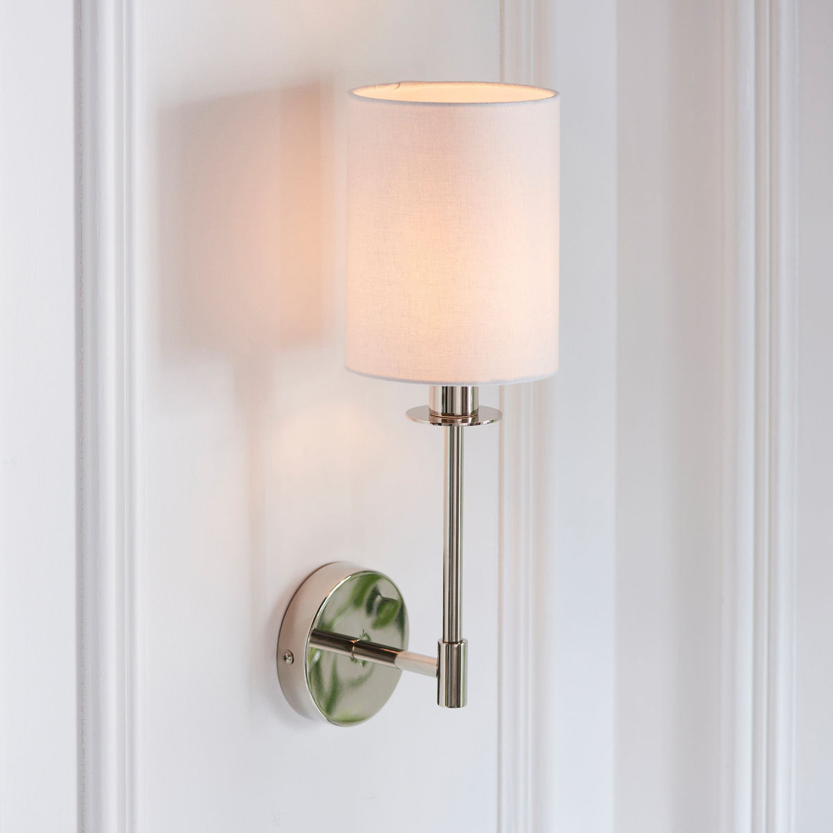 Sancho 1 Wall Light Bright Nickel.