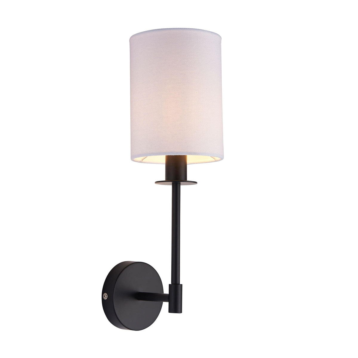 Bodhi Lighting Sancho 1 Wall Light Matt Black House of Isabella UK