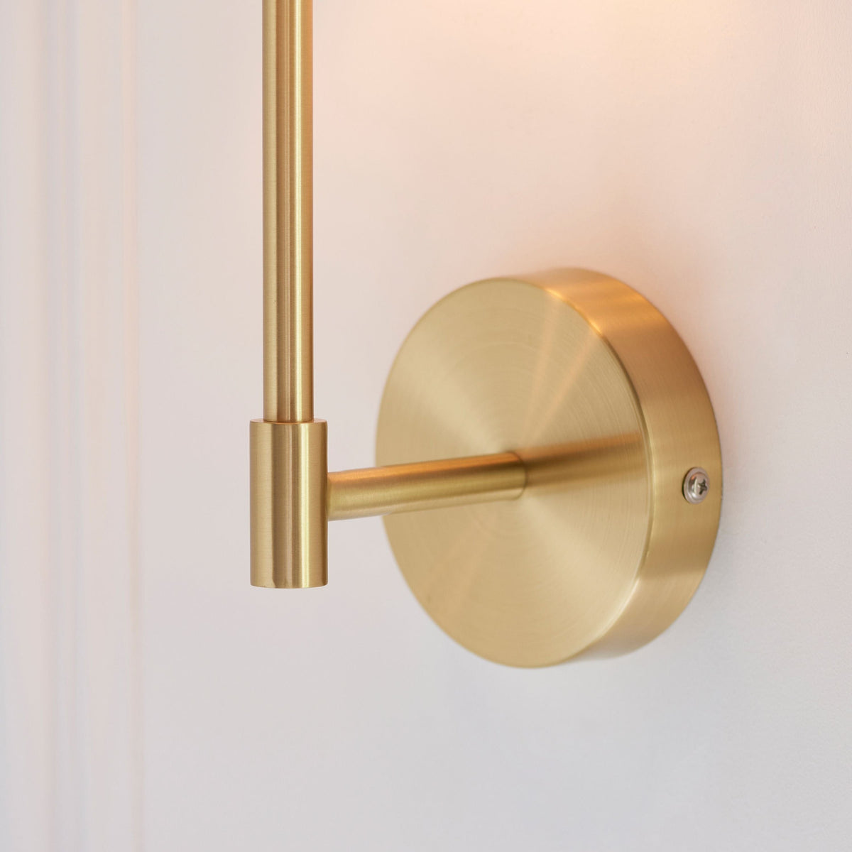 Sancho 1 Wall Light Satin Brass.