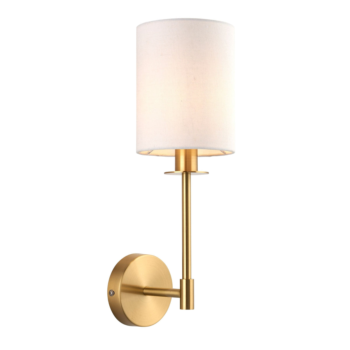 Sancho 1 Wall Light Satin Brass.