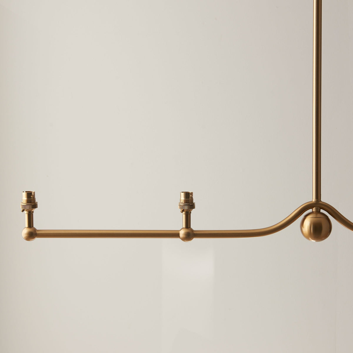 Bodhi Lighting Sandiego 4 Pendant Light Fitting Brushed Brass House of Isabella UK