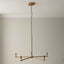 Bodhi Lighting Sandiego 5 Pendant Light Fitting Brushed Brass House of Isabella UK